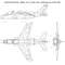 Dassault Dornier Alpha Jet 3 View Line Drawing Svg Vector File 0