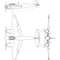 De Havilland Mosquito Mk IX 3 View Line Drawing Svg Vector File 0