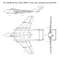 De Havilland Sea Vixen FAW2 3 View Line Drawing Svg Vector File 0