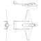 De Havilland Vampire 3 View Svg Vector File 0
