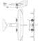 Focke Wulf F19 Ente 3view Line Drawing Svg Vecctor File 0