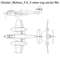 Gloster Meteor F4 3view Svg Vector File 0