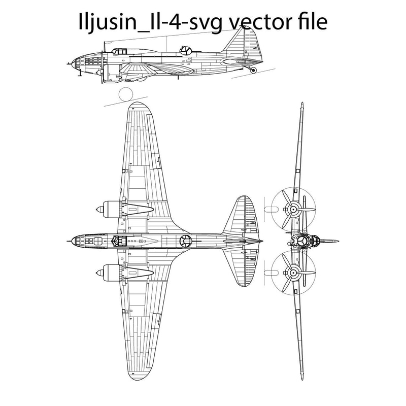 Iljusin Il 4svg Vector File 0