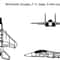 McDonnell Douglas F15 Eagle 3view Svg Vector File 0