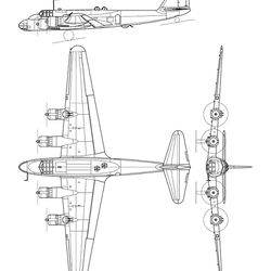 piaggio p108 svg vector file