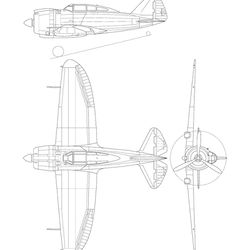 reggiane re.2000 svg vector file