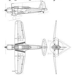 vought sb2u1 vindicator svg vector file
