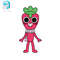 Vector Character Dandy World SVG PNG INkSprout Sticker Cut File Editable Instant Digital Download 0
