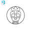Vector Character Dandy World SVG PNG INkSprout Sticker Cut File Editable Instant Digital Download 1