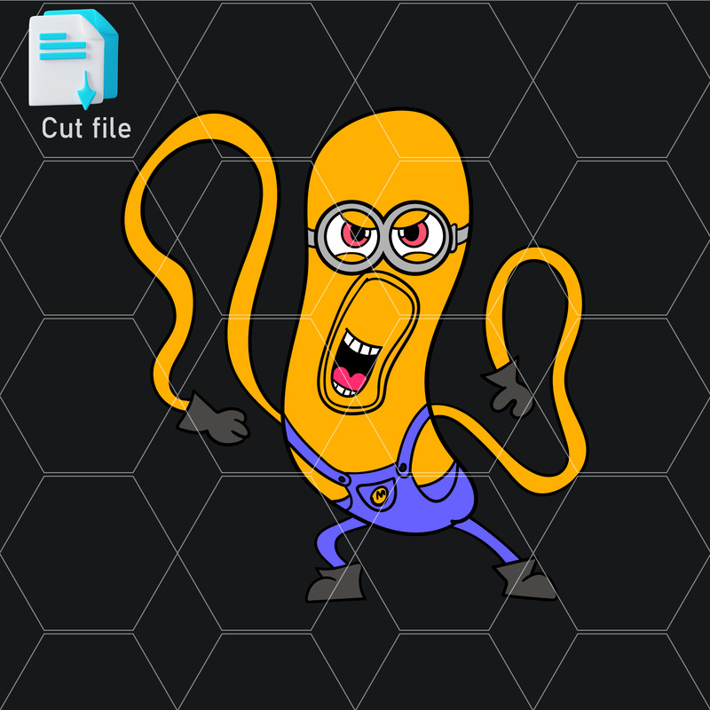 Editable Bundle Mega Minion Gus SVGMinion Jerry PNGTim From Despicable Me 4MelStuart SVGInkCut File 1