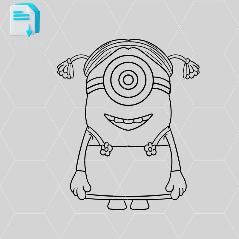 Editable Bundle Mega Minion Gus SVGMinion Jerry PNGTim From Despicable Me 4MelStuart SVGInkCut File 9