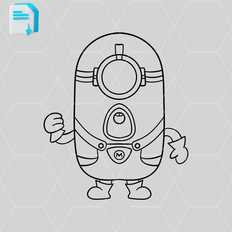 Editable Bundle Mega Minion Gus SVGMinion Jerry PNGTim From Despicable Me 4MelStuart SVGInkCut File 7