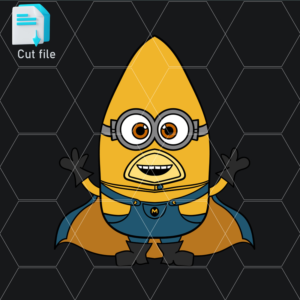 Editable Bundle Mega Minion Gus SVGMinion Jerry PNGTim From Despicable Me 4MelStuart SVGInkCut File 11