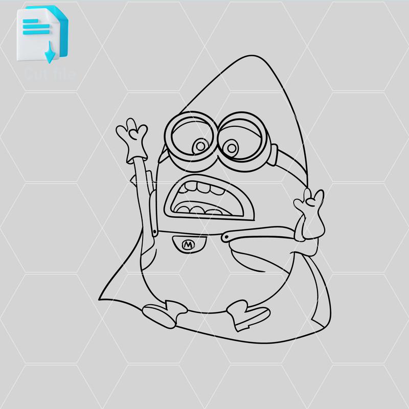 Editable Bundle Mega Minion Gus SVGMinion Jerry PNGTim Despicable Me 4MelStuart SVGInkCut FileColor 3