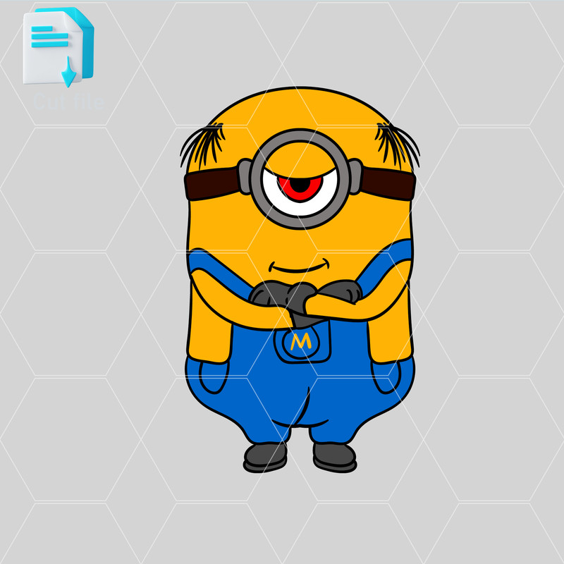 Editable Bundle Mega Minion Gus SVGMinion Jerry PNGTim Despicable Me 4MelStuart SVGInkCut FileColor 6