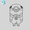 Editable Bundle Mega Minion Gus SVGMinion Jerry PNGTim Despicable Me 4MelStuart SVGInkCut FileColor 7