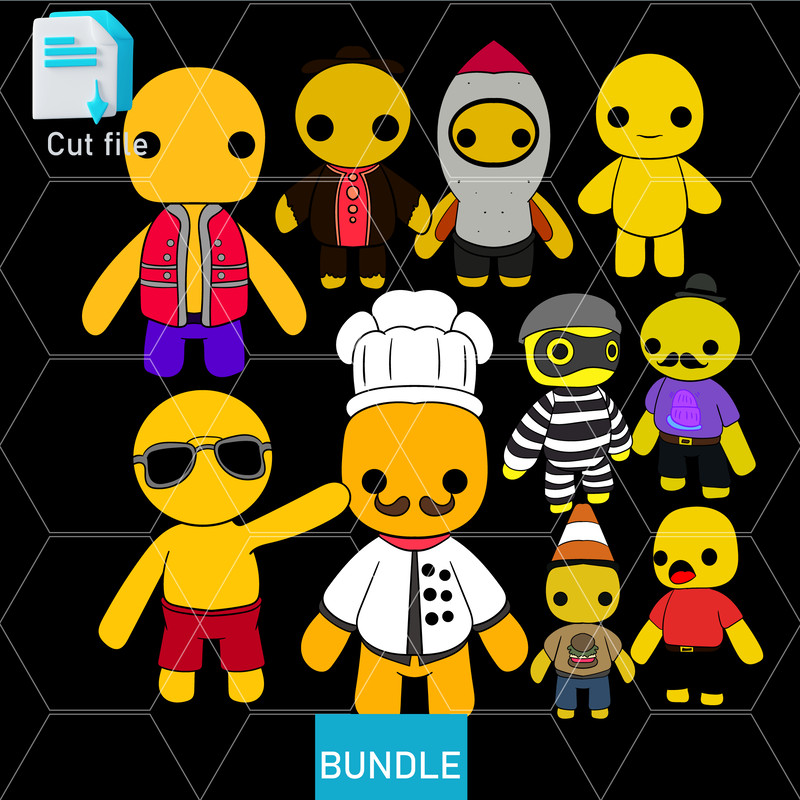 Editable Bundle Wobbly Life SVG Wobbly Life Png Wobbly Life Coloring Pages Wobbly Life SVGInkCut Fi 0