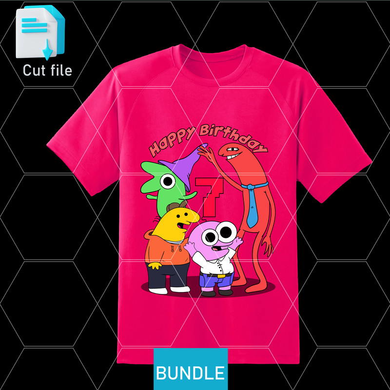 Editable Bundle SVGInkPng Cut File Smiling Freinds T Shirt Allan RedCharlie DomplerGlep Simpson7th  1