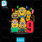 Editable Bundle SVGInkPngCut File 9th Birthday TShirt Mega Minion Gus SVG Minion Jerry PNG Tim From 1
