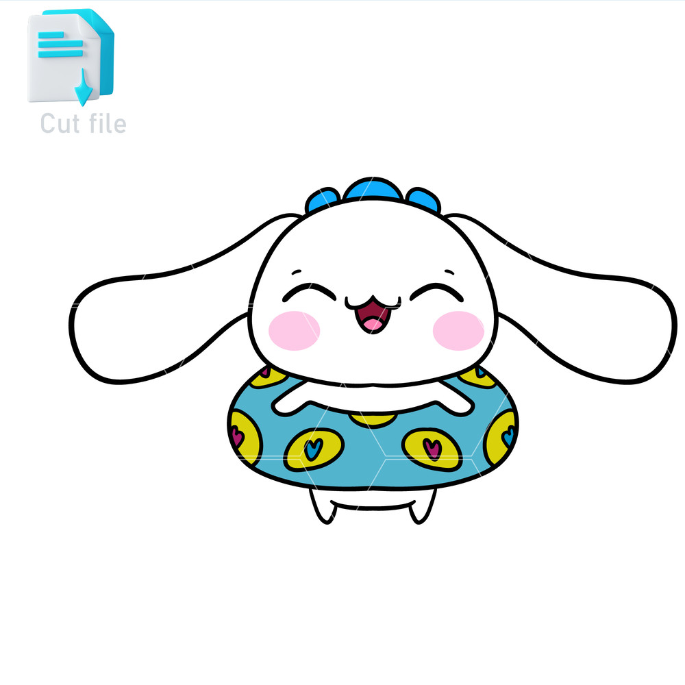 Editable Cinnamoroll SVGInkPngCut File Cinnamoroll Summer Pool Fun PNG Vinyl To Print Cinnamoroll H 0