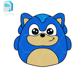 editable svg,ink,png,cut file,sonic the hedgehog vector character easy to edit