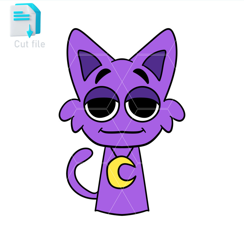 Sprunki Increedibox SVGPNGINkCatNapCut File Editable To Use And Print Instant Download 0