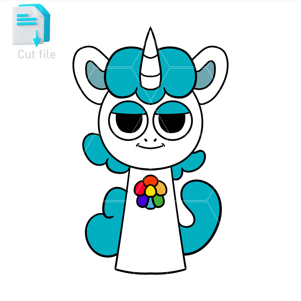 Sprunki Increedibox SVGPNGINkCraftyCorn Cut File Editable To Use And Print Instant Download 0