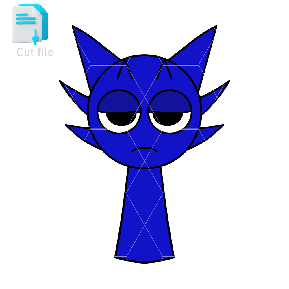 Sprunki Increedibox SVGPNGINSprunki Arthur Cut File Editable To Use And Print Instant Download 0