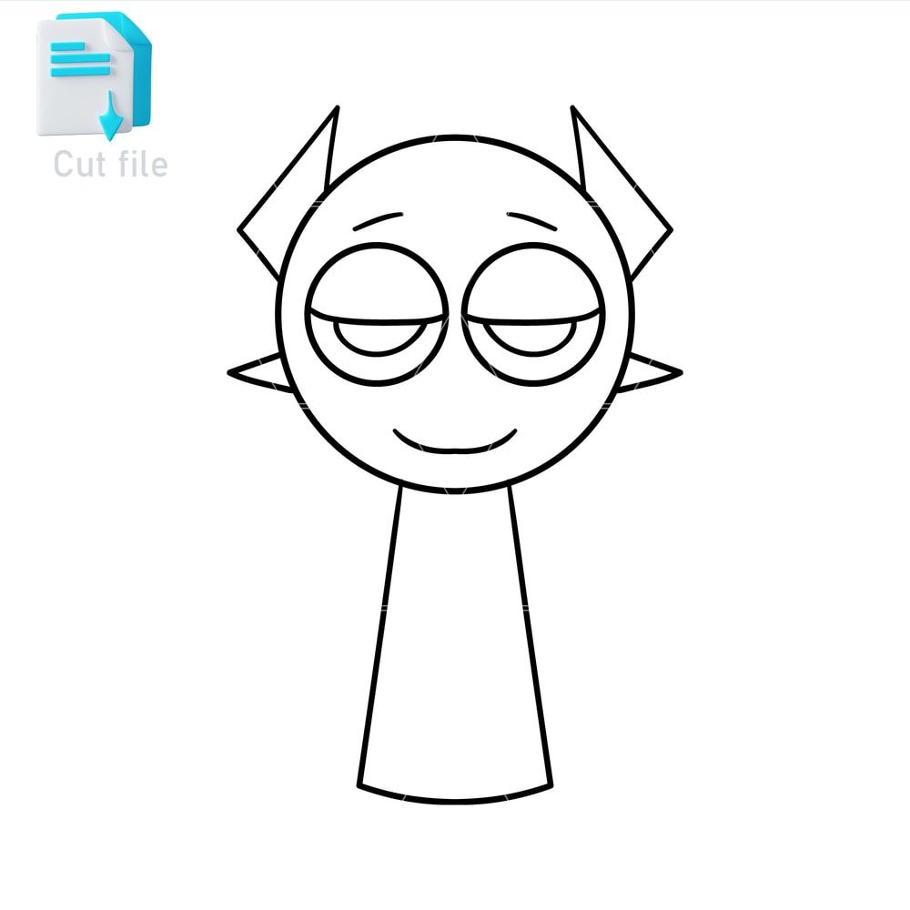 Sprunki Increedibox SVGPNGINSprunki BildeN Cut File Editable To Use And Print Instant Download 1