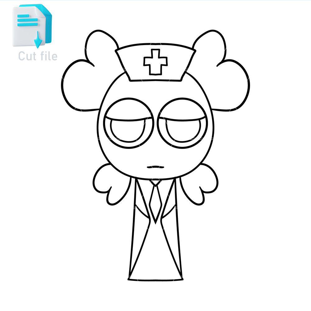 Sprunki Increedibox SVGPNGINSprunki Candi Cut File Editable To Use And Print Instant Download 1