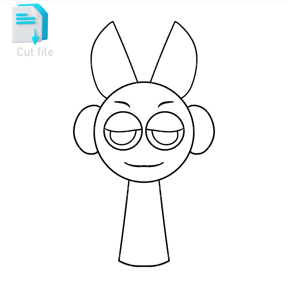 Sprunki Increedibox SVGPNGINSprunki Cutter Cut File Editable To Use And Print Instant Download 1