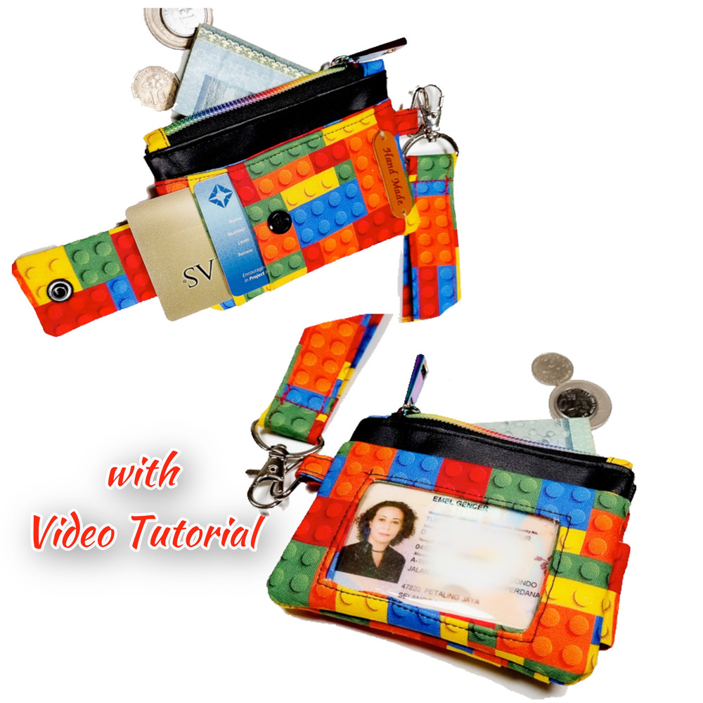 Card Wallet With ID Pocket Coin Purse 3