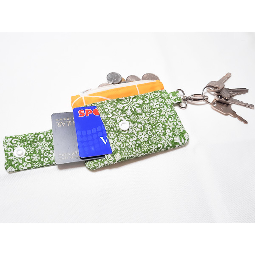 Card Wallet With ID Pocket Coin Purse 5