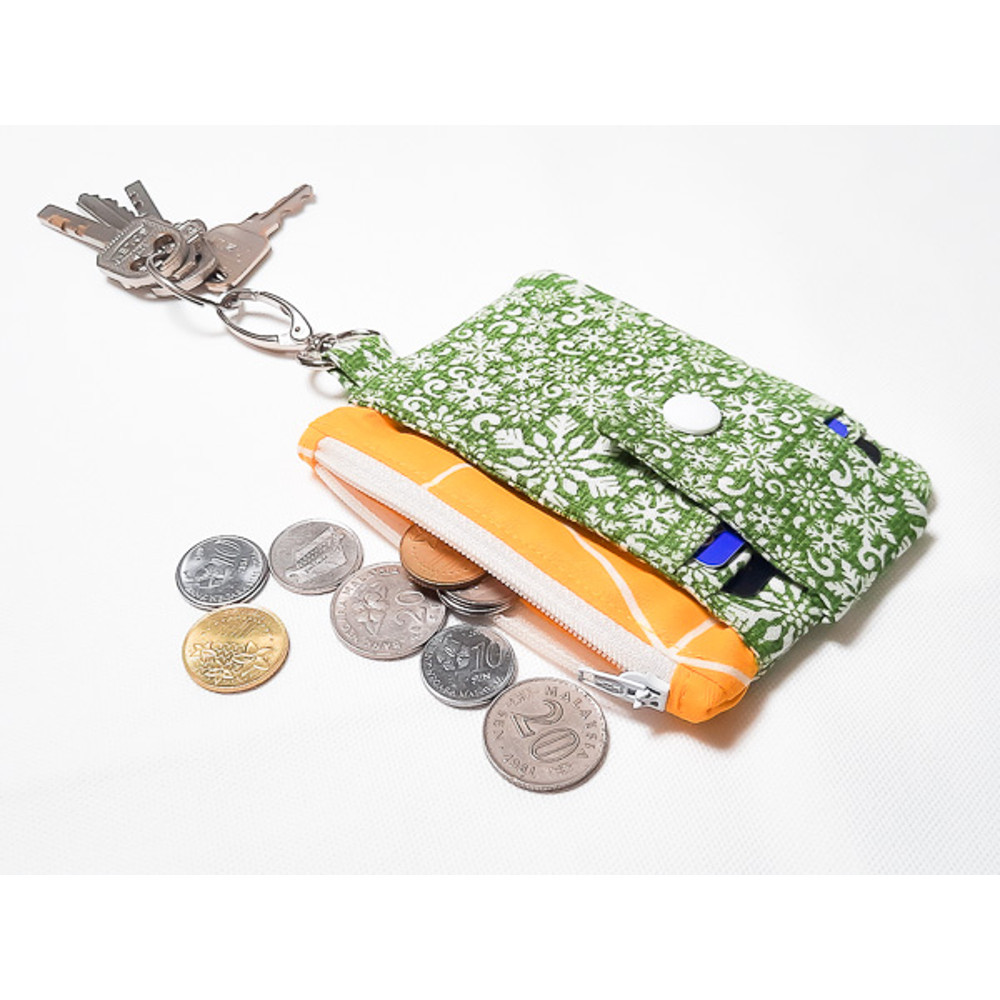 Card Wallet With ID Pocket Coin Purse 6