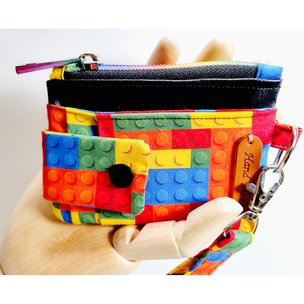 Card Wallet With ID Pocket Coin Purse 8