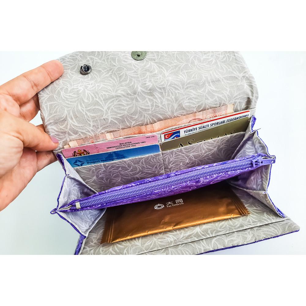 Accordion Long Wallet Pattern 1