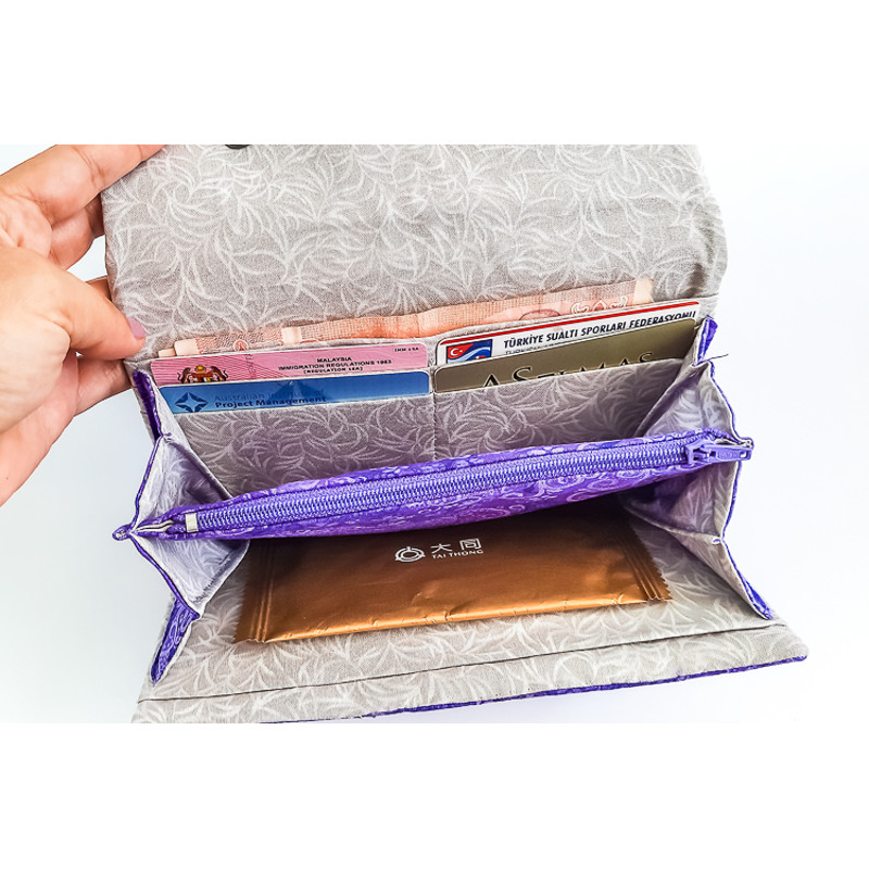 Accordion Long Wallet Pattern 2