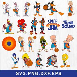 space jam bundle svg, space jam svg, tune squad svg, space jam tune squad svg, png dxf  eps file
