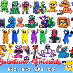 rainbow friends bundle svg, rainbow friends svg, rainbow friends clipart, rainbow friends cut file