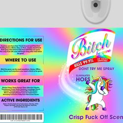bitch be gone unicorn tumbler png, bitch be gone 20oz skinny tumbler template png, sublimation warp