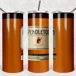 pendleton whisky bottle tumbler png, pendleton whisky bottle 20oz skinny sublimation designs png, drinks tumbler png