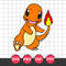 Charmander Svg, Pokemon Characters Svg, Pokemon Svg, Anime Svg, Png Dxf Eps Digital File