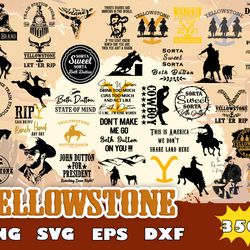 yellowstone bundle svg, yellowstone rip svg, rip wheeler svg, dutton ranch svg cut files cricut download