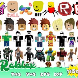 roblox bundle svg, roblox face svg, roblox character svg, roblox cartoon svg, png dxf eps file