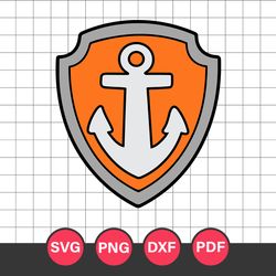 zuma badge svg, zuma paw patrol svg, paw patrol svg, cartoon svg, png dxf eps digital file