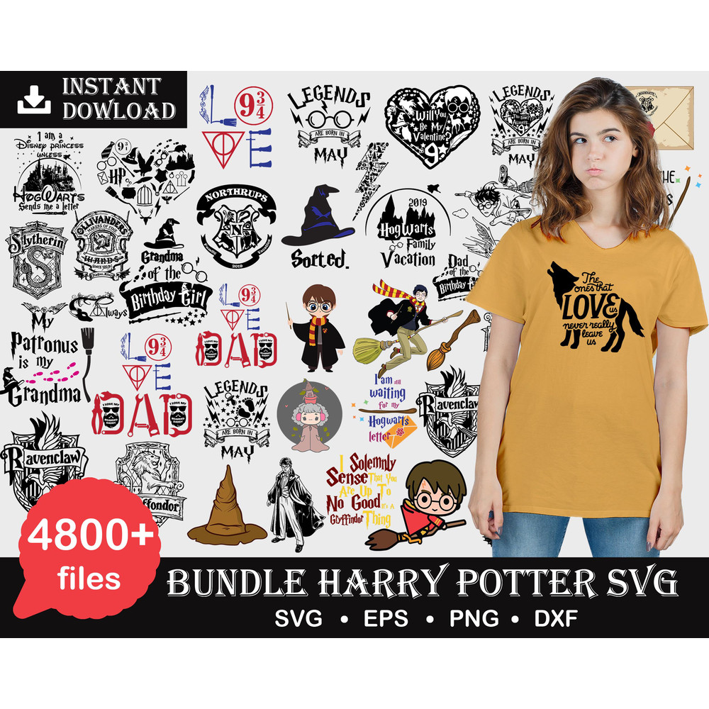 Harry potter bundle svg,Harry potter Christmas svg ,Cricut , File cut , Vector file , Silhouette Digital Dowload