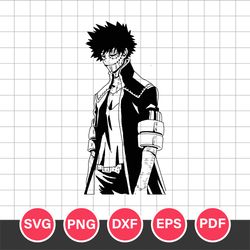dabi svg, my hero academia svg, boku no hero academia svg, manga svg, japanese svg, png dxf eps pdf file
