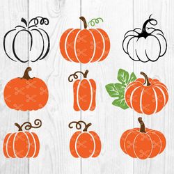 pumpkin bundle svg, pumpkin svg, pumpkin halloween svg, png dxf file