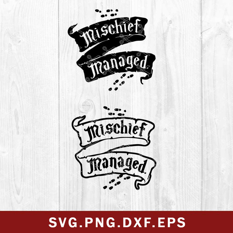 Mischief Managed Bundle Svg, Mischief Managed Svg, Harry Potter Svg, Png Dxf Eps File