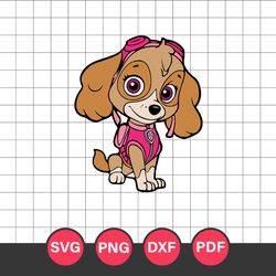 skye paw patrol svg, skye dog svg, paw patrol svg, cartoon svg, png dxf eps digital file